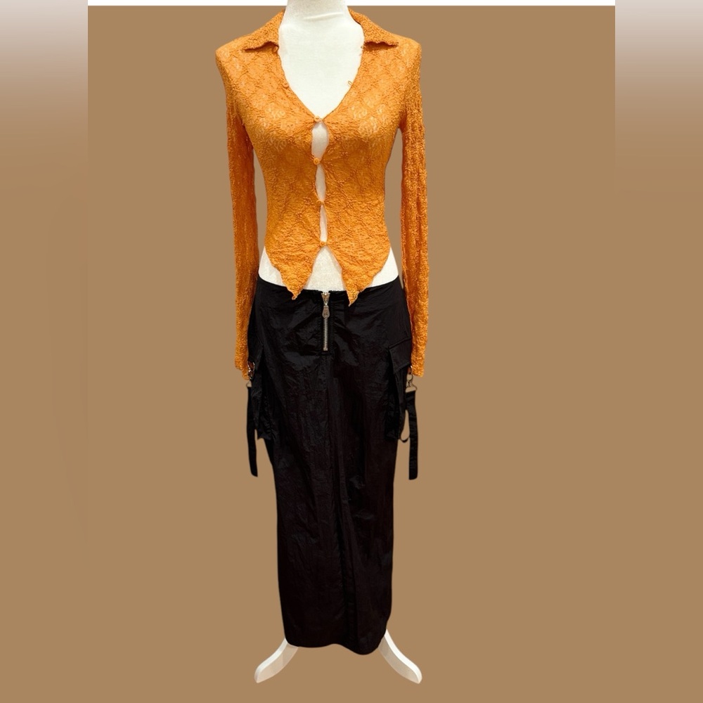The Ragged Priest Aura Parachute Midi Skirt Size 10